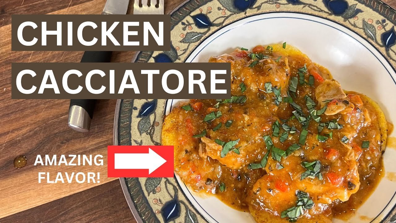 Try This Delicious Chicken Cacciatore Recipe - It'll Knock Your Socks Off!