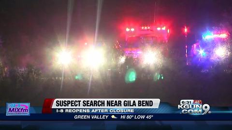 search for suspect Gila Bend