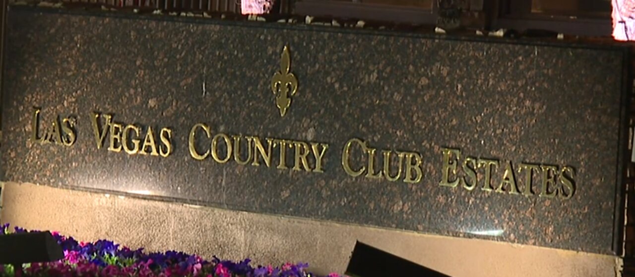 Officer involved in shooting at Las Vegas Country Club community