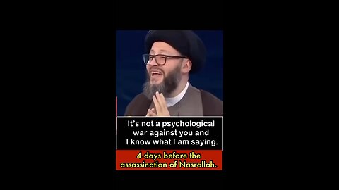 Mohamad Ali El Husseini Shia Cleric prophesies.