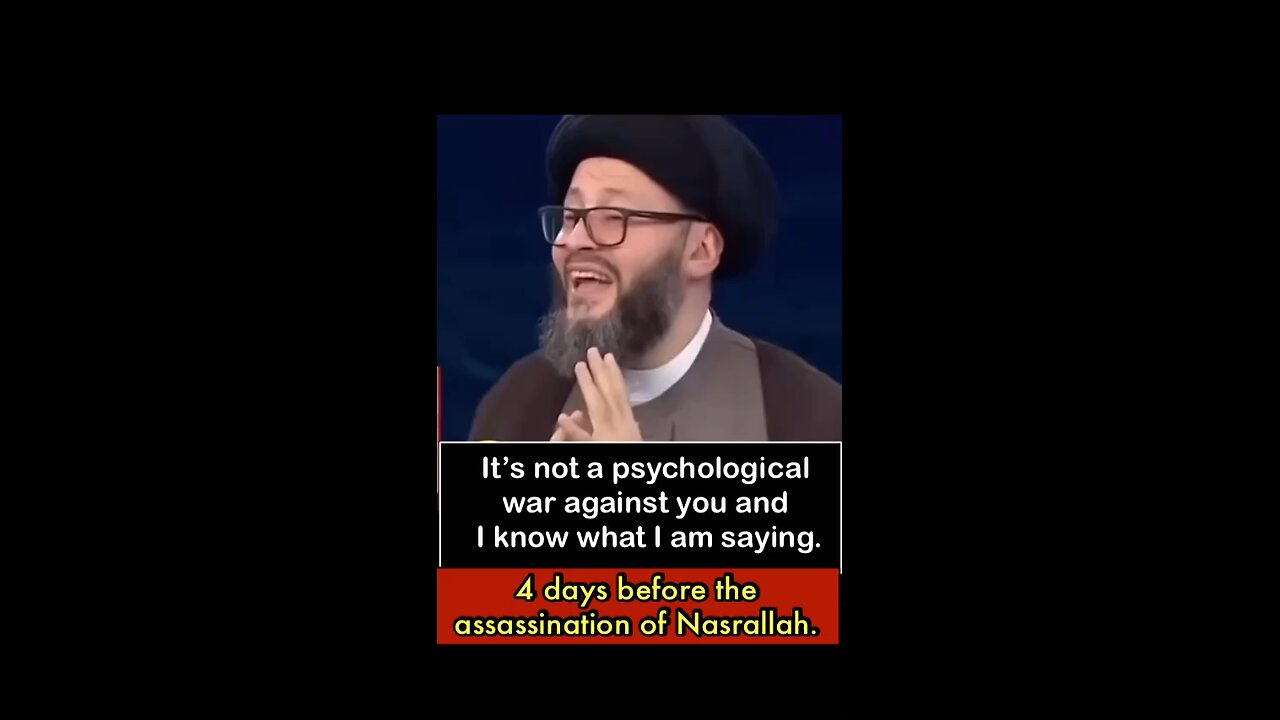 Mohamad Ali El Husseini Shia Cleric prophesies.