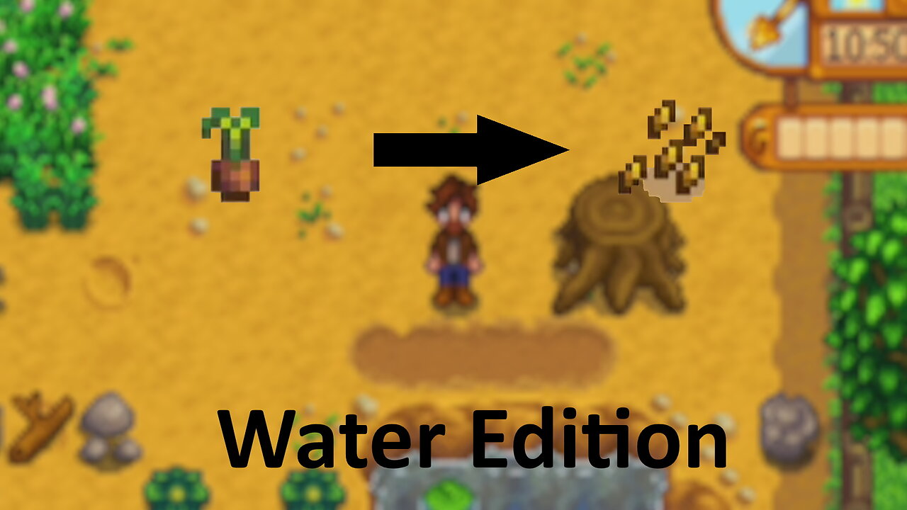 Stardew Valley - Rice(Unmilled) Timelapse | Water Edition