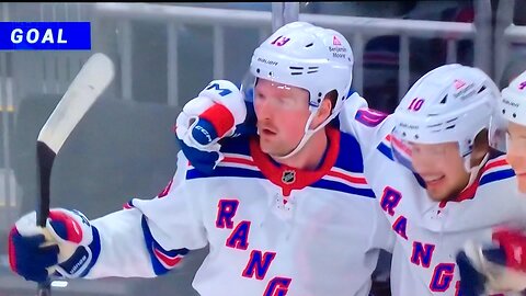 Rangers LW #13 Alexis Lafreniére 🥅(1)🏒Wrist-Shot Goal.