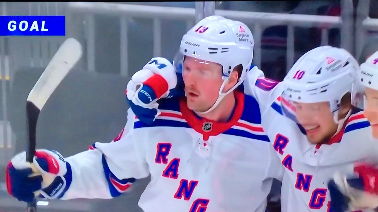 Rangers LW #13 Alexis Lafreniére 🥅(1)🏒Wrist-Shot Goal.