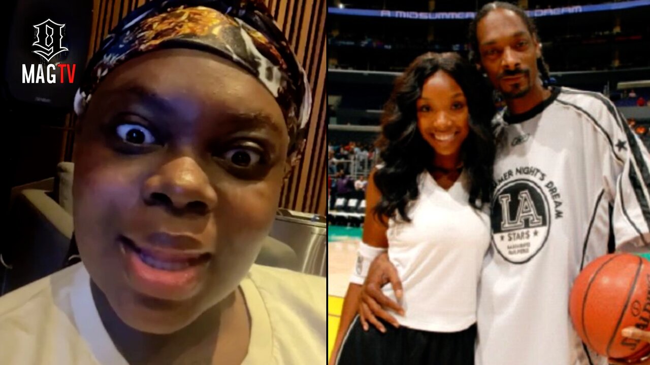 Snoop's Daughter Princess Vocals Sound Like Cousin Brandy While Working On Her New Song! 🎤