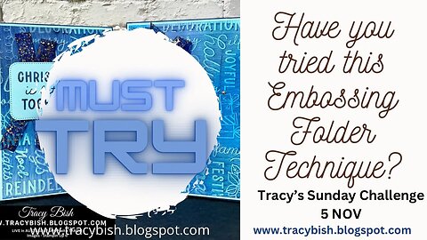 Must Try Technique! How to use your Embossing Folder Multiple Ways!