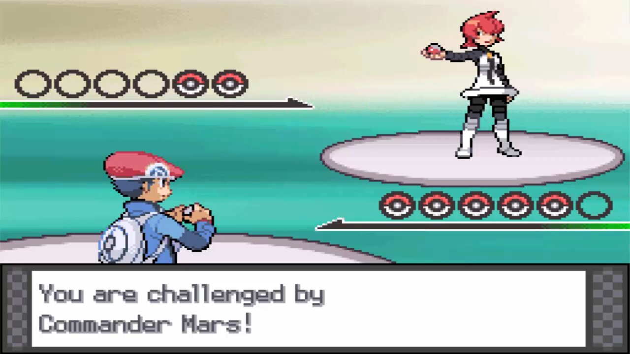 Pokemon Platinum - Team Galactic Commander 1st Battle: Mars