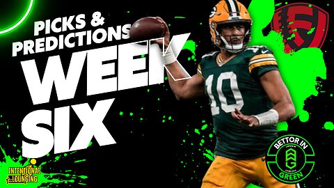 Week 6 NFL Bets and Predictions