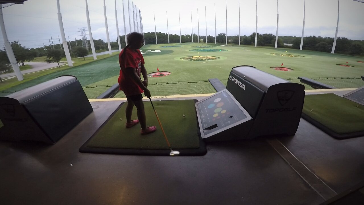 Blasian Babies Family Play TopGolf The Night Before Hurricane Helene Affects Jacksonville, Florida!