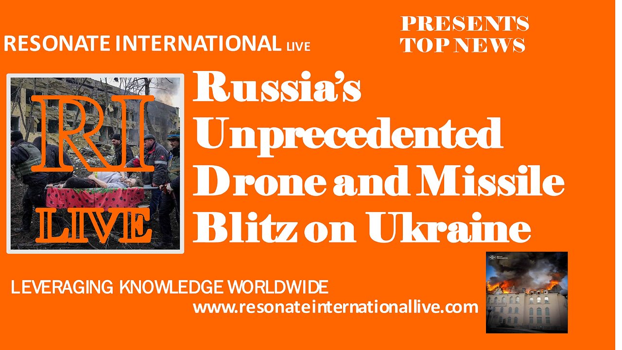 Russia’s Unprecedented Drone and Missile Blitz on Ukraine – An Escalation at New Heights.