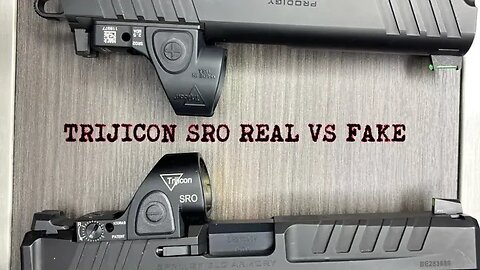 Trijicon SRO Real vs Fake