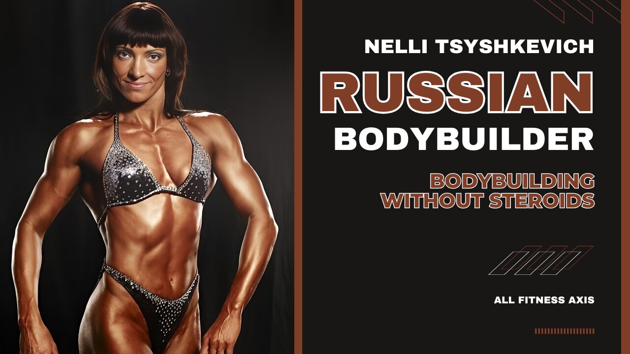 Russian Bodybuilder Without Steroids: Bodybuilding Judge and Fitness Trainer Nelli Tsyshkevich