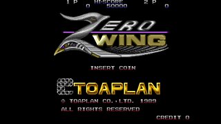 Zero Wing Arcade Game, Toaplan 1989, longplay