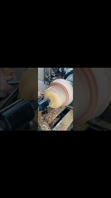 Shaping a waste block