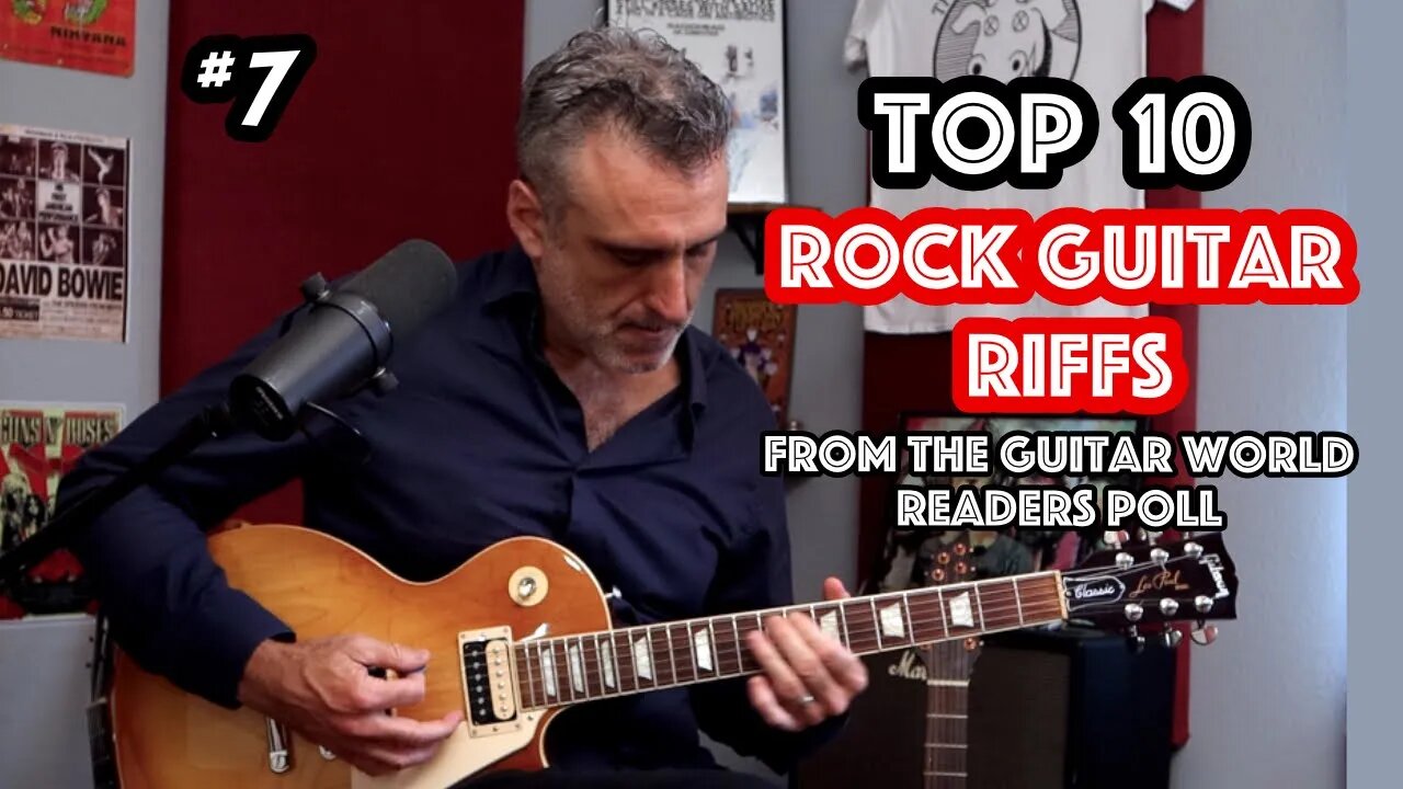 The top 10 guitar riffs of all time (based on the Guitar World readers poll)