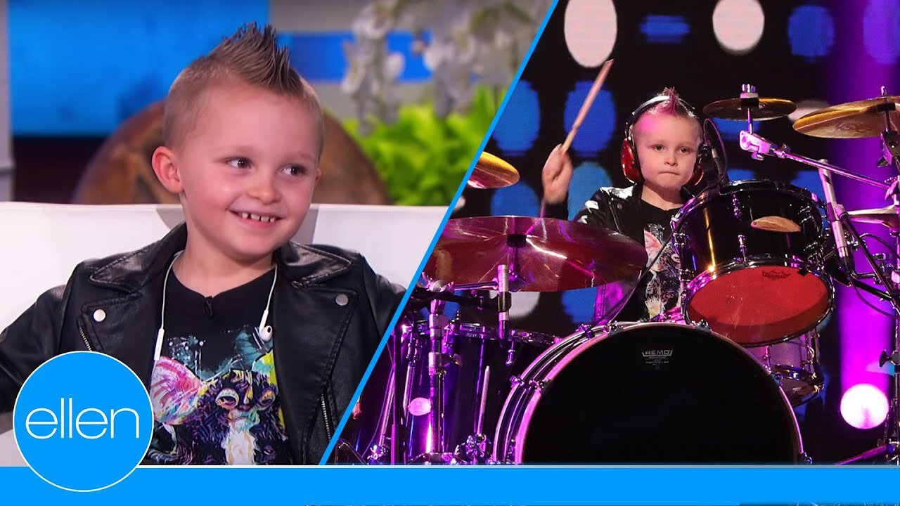 Kid Drummer Rocks Out to Slipknot