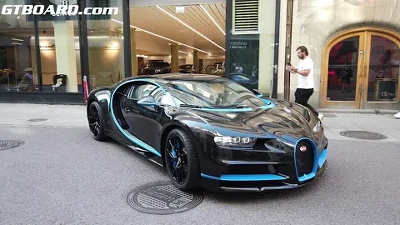 [4k 60p] Dual STARTUP 1500 HP Bugatti Chiron Sport in Stockholm Sweden. Brutal!