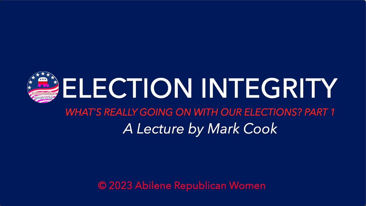 2023-03-24 - Mark Cook Cyber Voting Machine Critique Seminar - ARW