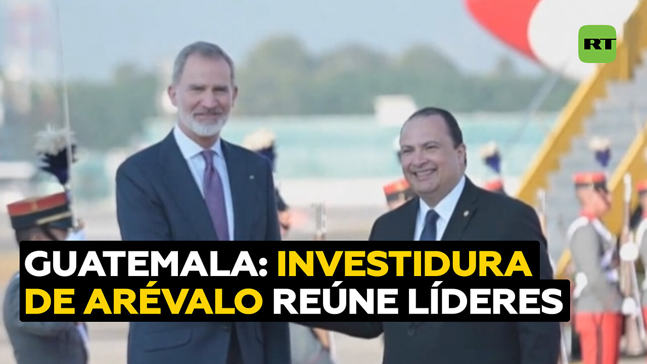 Jefes de estados llegan a Guatemala para la investidura de Bernardo Arévalo