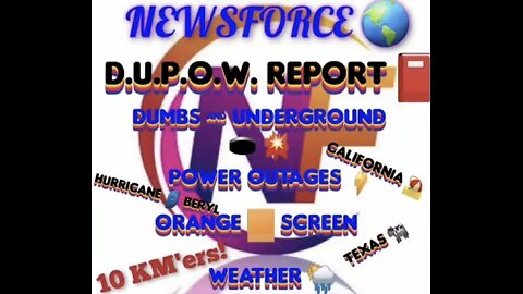 July 3rd, 2024 - PART 1 - NEWSFORCE REPORT 🌎 D.U.P.O.W REPORT ONE! 📕