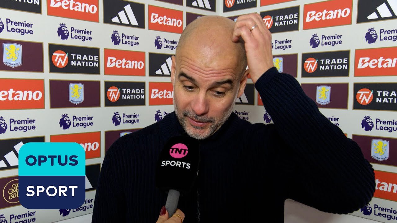 PEP GUARDIOLA: 'Back my players' 😬 Manchester City boss reacts after Aston Villa loss