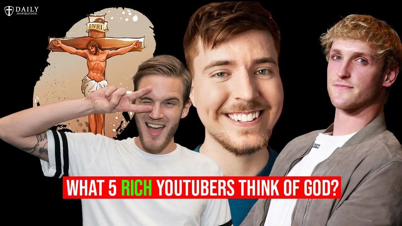 What PewDiePie, MrBeast and Logan Paul think of Jesus