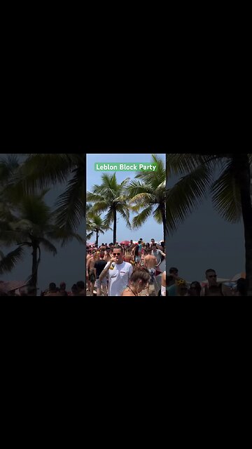 Leblon Rio Carnival Block Party #shorts