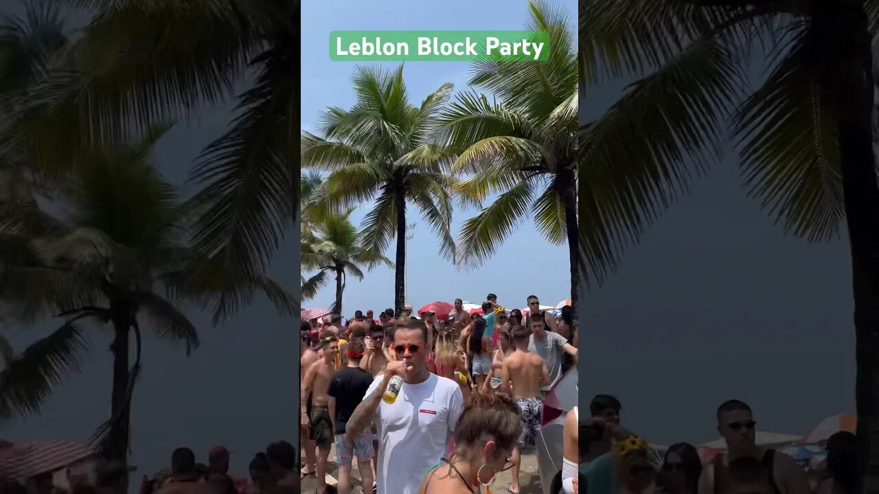 Leblon Rio Carnival Block Party #shorts