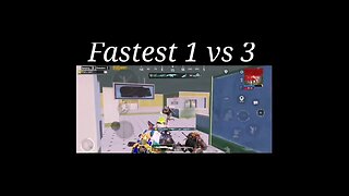 Fastest 1 vs 3 #shorts #lgcadilyt #pubgmobile #bgmi #teampubg