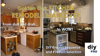 DIY Kitchen Remodel - Makeover - Sequence and Steps