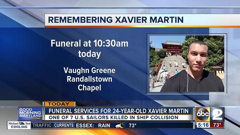 Funeral in Randallstown for Xavier Martin