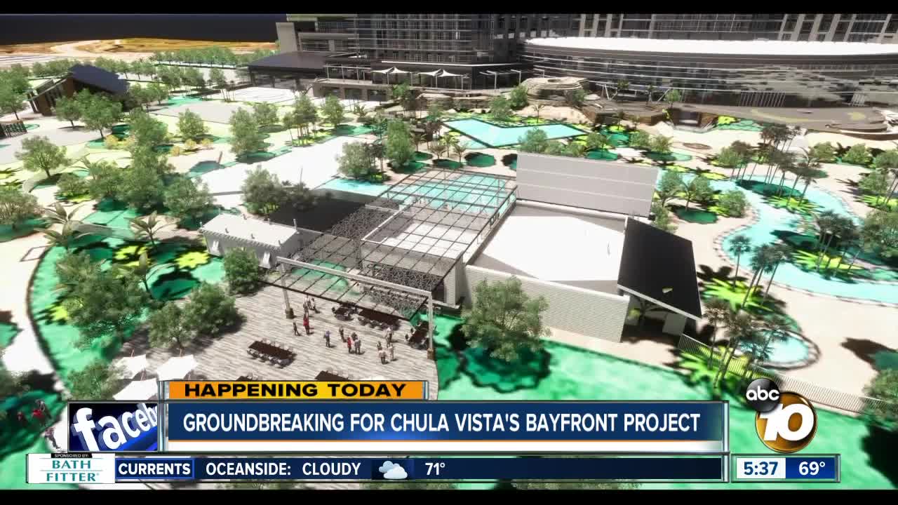 Crews breaking ground on parts of Chula Vista Bayfront Master Plan