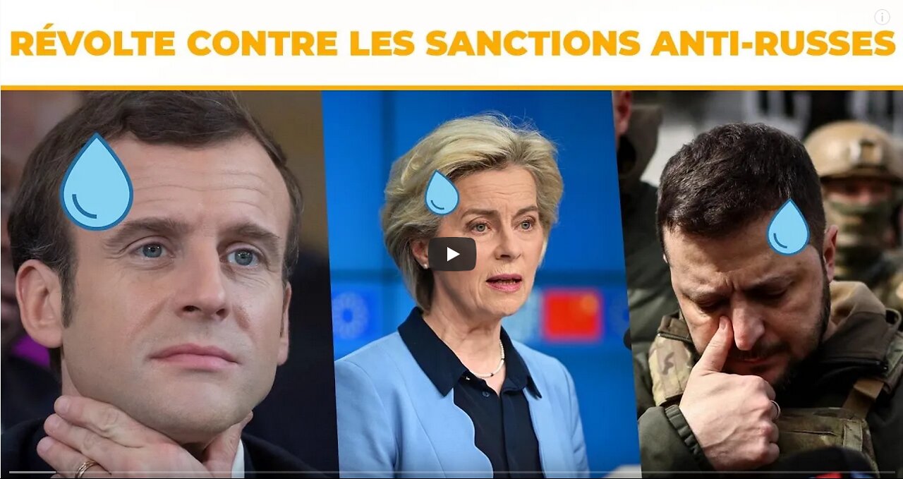 Sanctions anti-Russie vers une révolte en France !