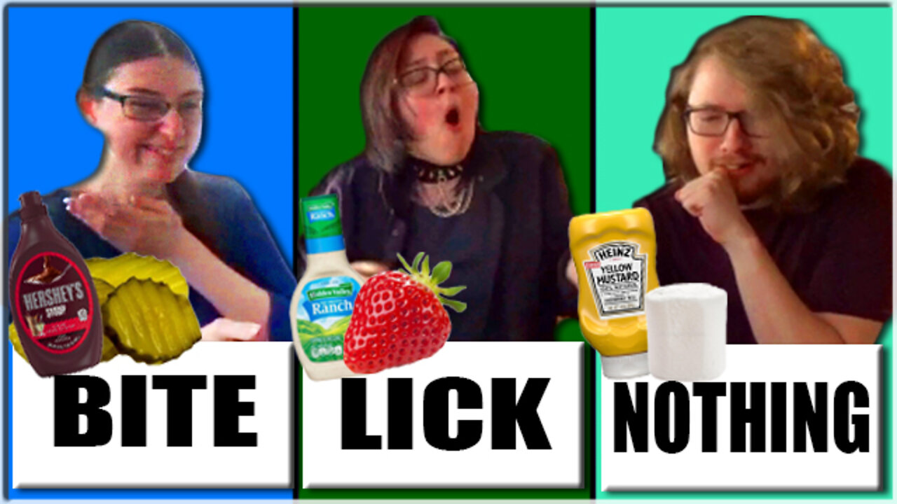 BITE, LICK, NOTHING! | FOOD CHALLENGE