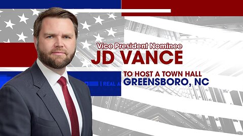 LIVE NOW: JD Vance's Town Hall in Greensboro, North Carolina 6p EDT