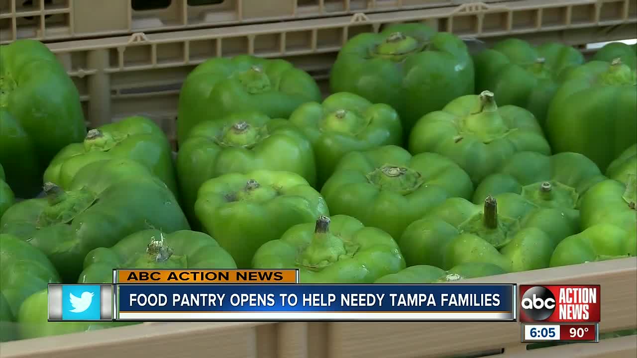 Feeding Tampa Bay, Trinity Cafe open new free produce pantry in Tampa