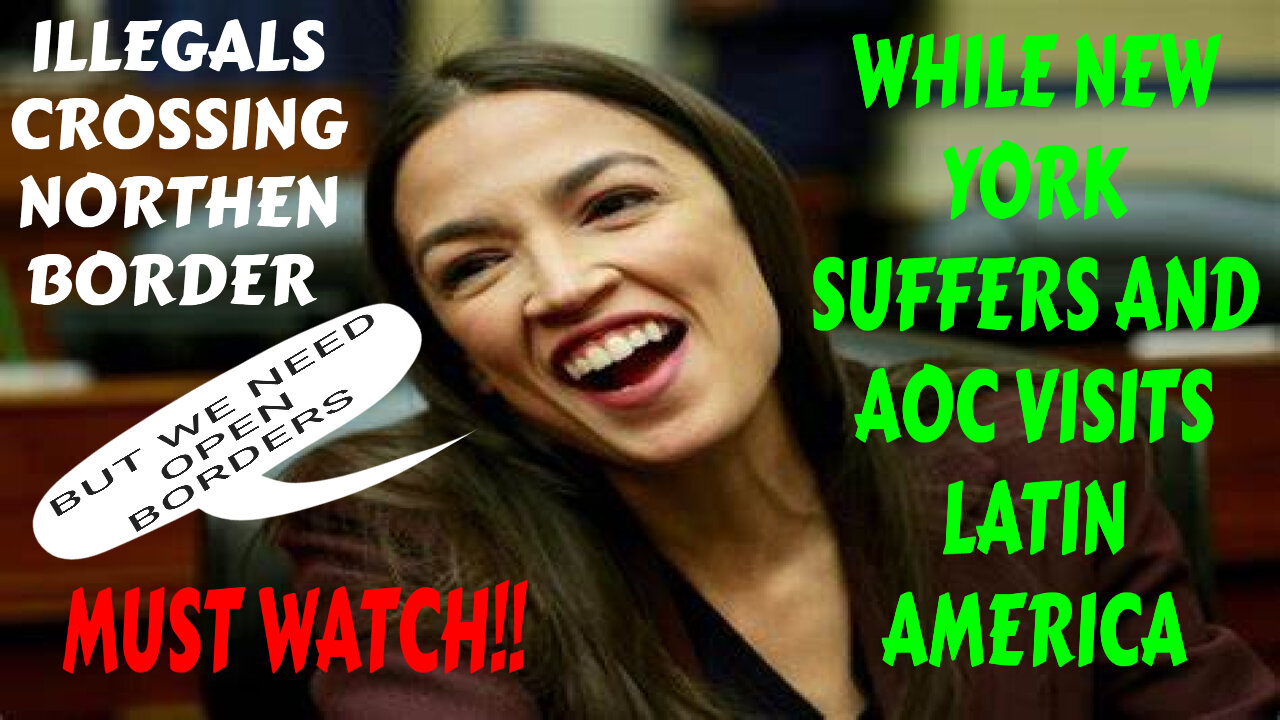 ILLEGALS IN NEW YORK STATE GIVEN GREEN LIGHT TO ROAM FREE WHILE AOC IS MIA MUST WATCH