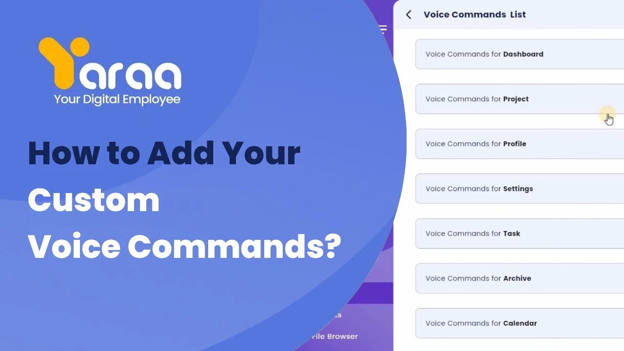 How to Add Your Own Custom Commands for Speech to Text - Yaraa AI