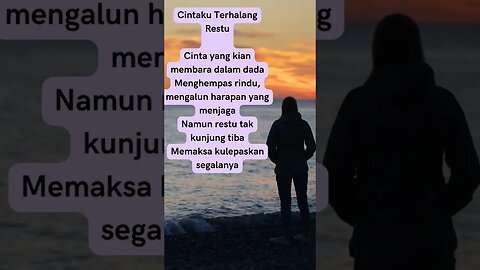 CORETANKU# CINTAKU TERHALANG RESTU