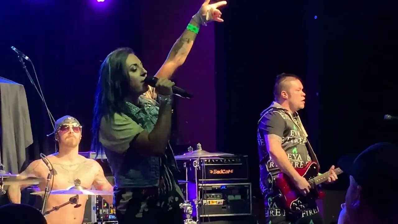 The Incredible EVA UNDER FIRE Performing Live at The Agora Theater in Cleveland, OH Part 1