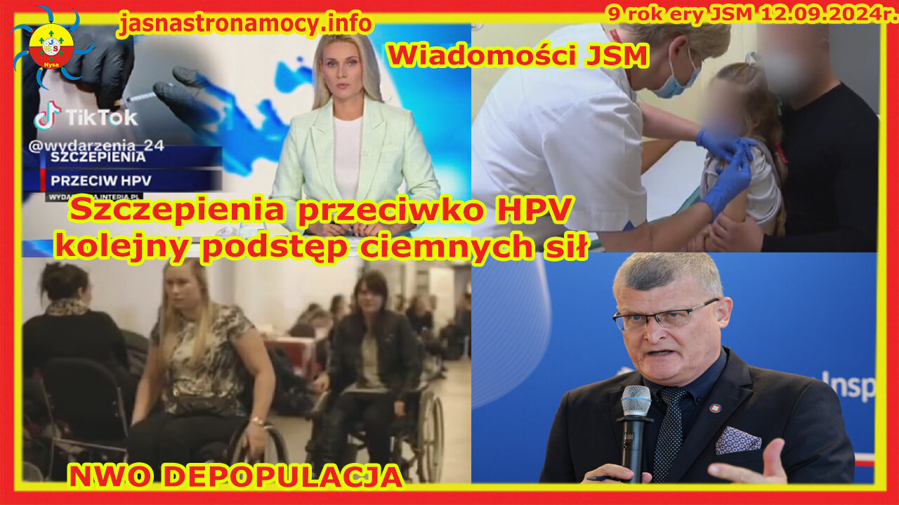 Szczepienia przeciwko HPV kolejny podstęp ciemnych sił NWO DEPOPULACJA