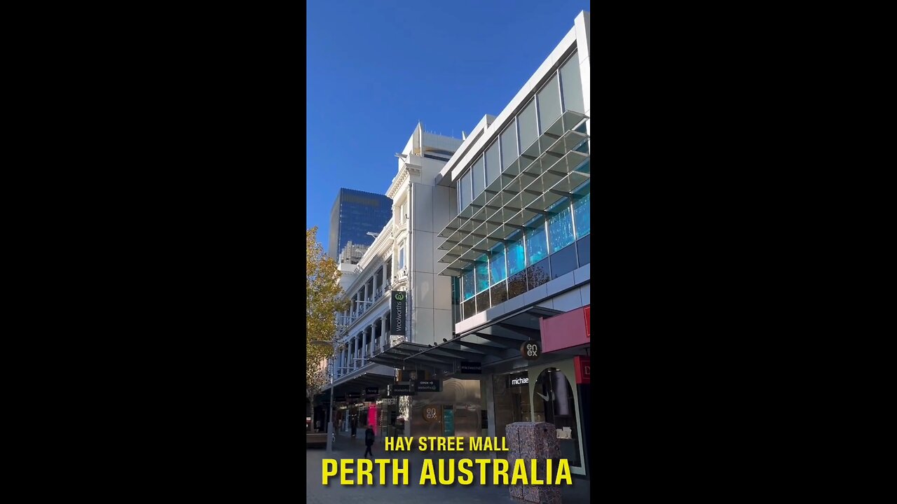 Exploring Perth Australia: Hay Street Mall #shorts