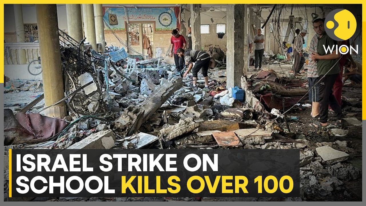 Israel-Hamas war: More than 100 killed in Gaza school strike, says Hamas | WION