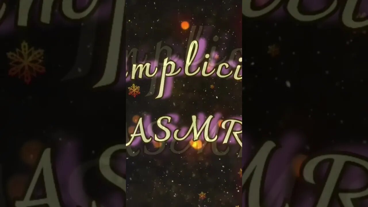 New Year’s Eve and New Year’s Day ASMR Intro
