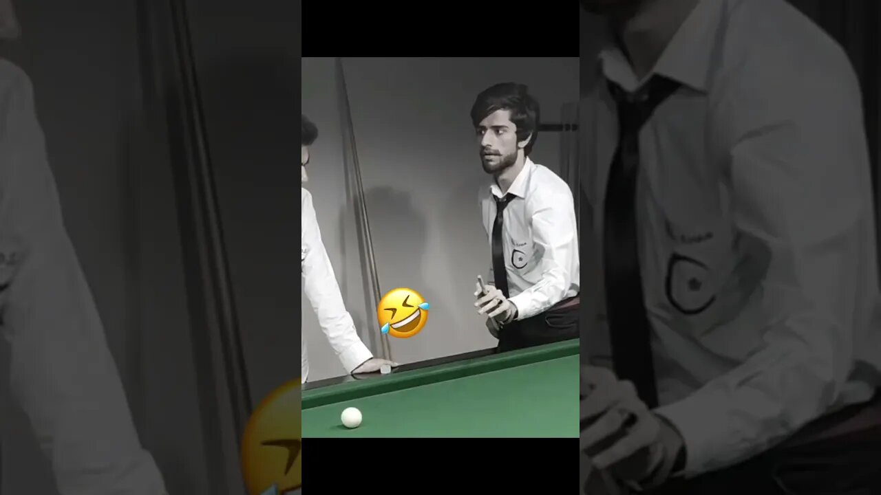 Amazing Trick: Billiard Funny Ball Trick Shot #snooker #billiards #shorts