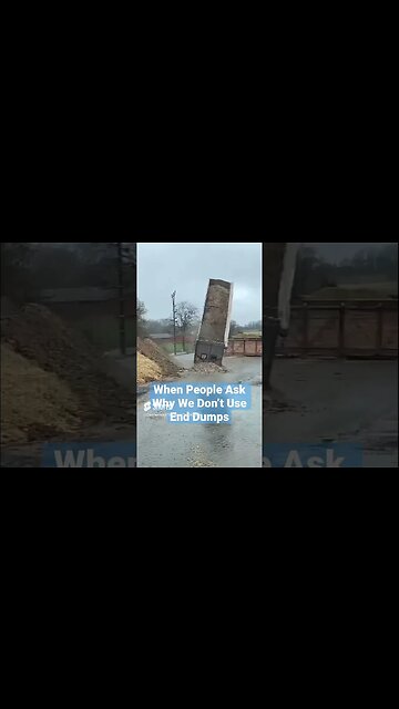 That and they can’t haul as much #dumptruck #construction #heavyequipment #trucking #enddump