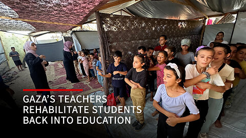 Gaza’s teachers are rehabilitating students back into education