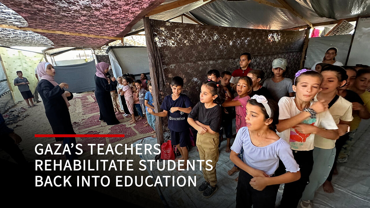 Gaza’s teachers are rehabilitating students back into education