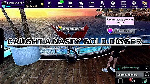 AVAKIN LIFE😍😍CAUGHT A NASTY GOLD DIGGER😍😍IN GAME PC#avakinlife