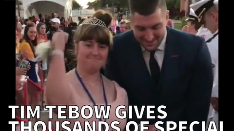 Tim Tebow Gives Thousands Of Special Needs Kids The Night Of Their Life